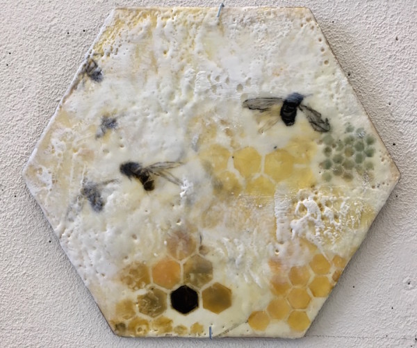 Hexagon Hive Series 001 by Giselle Gautreau