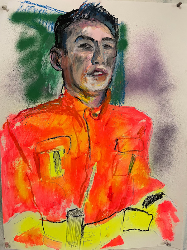 jingyu as a fireman by Paul Seidell