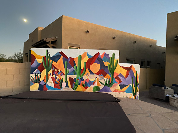 Mural - Hot Tub Desert by Skye Lucking, Image 1.
