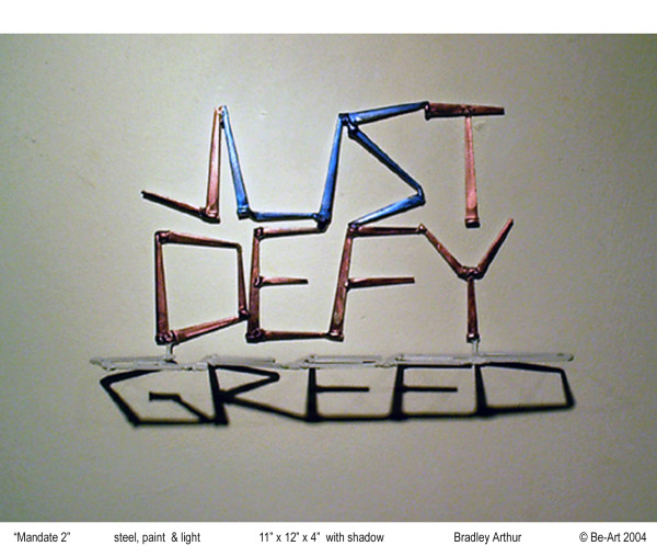JUST DEFY/greed by Bradley Arthur
