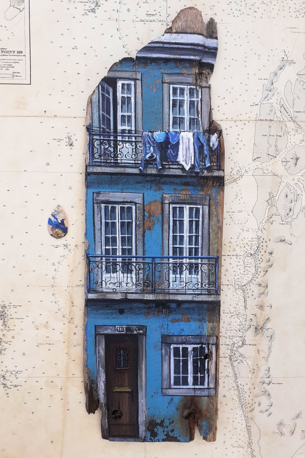 Calcada de Sant' Ana, Lisboa, Portugal by Elena Merlina - Paint The World Tour