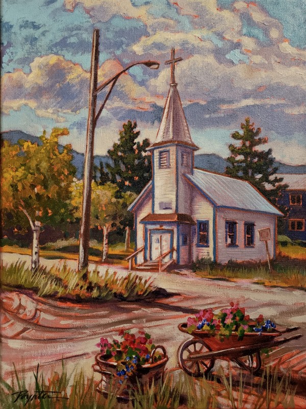 Carcross Yukon / St John the Baptist Mission. by Jan Poynter