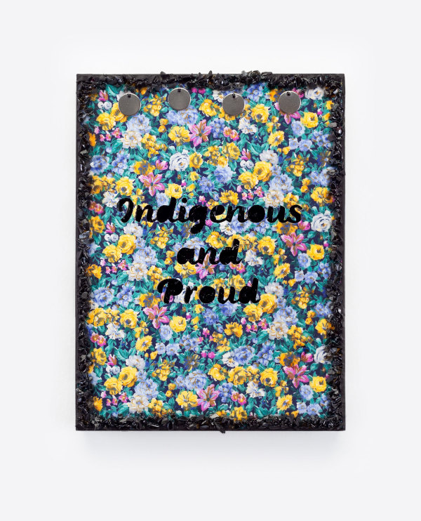 Indigenous and Proud (blue) 3 by karen navarro