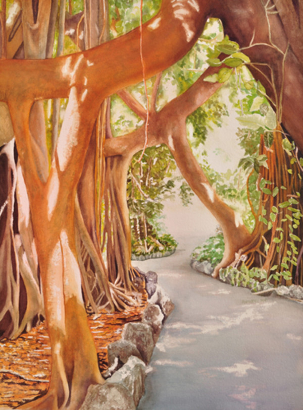 Banyan in the Afternoon by Terry Arroyo Mulrooney