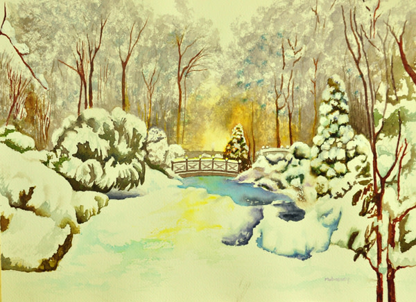Winter Home by Terry Arroyo Mulrooney