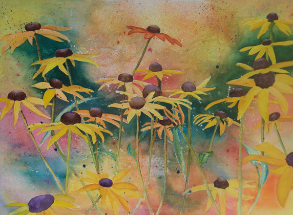 Jan's  Flowers by Terry Arroyo Mulrooney