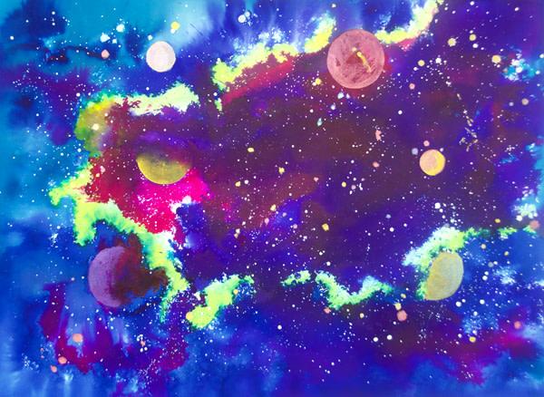 Purple Nebula by Terry Arroyo Mulrooney