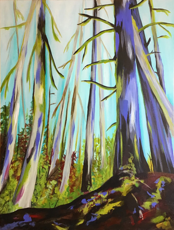 Mauve Forest at Mill Bay by Bobbi Bjornholt