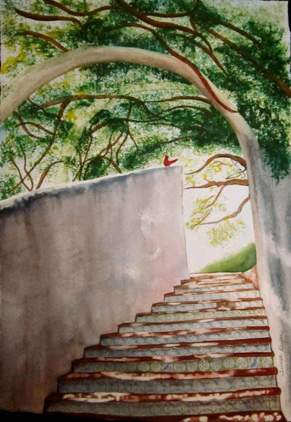 La Villita Stairway
