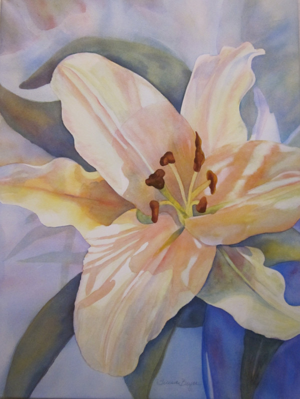 Yellow Lily by Teresa Beyer 