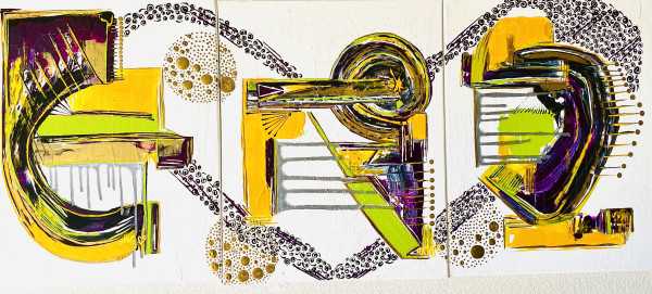 “Is A Heart Under Lock And Key ~ A Triptych” by Ing Weaver