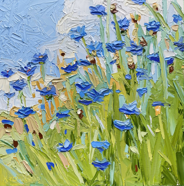 Blue Irises by Krista Townsend 