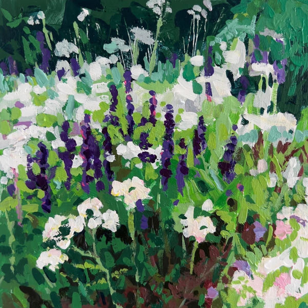 Purple Flowers by Krista Townsend 