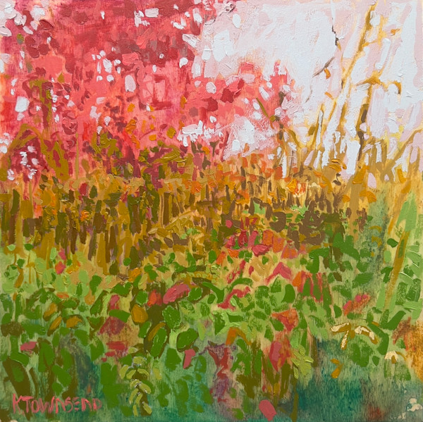 Red Tree in the Meadow by Krista Townsend, Image 2.