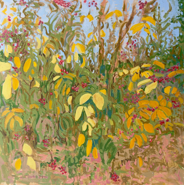 Yellow Leaves, Red Berries by Krista Townsend, Image 1.
