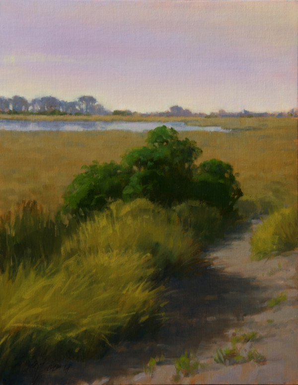 Wetlands Trail-Humboldt Bay by Kathy O'Leary