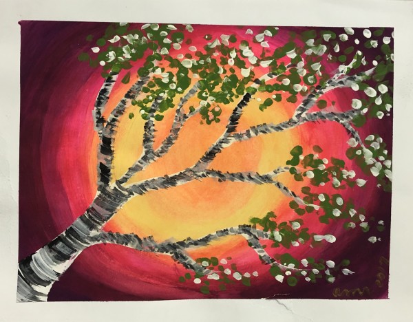 Birch in Spring by Amelia Reimer