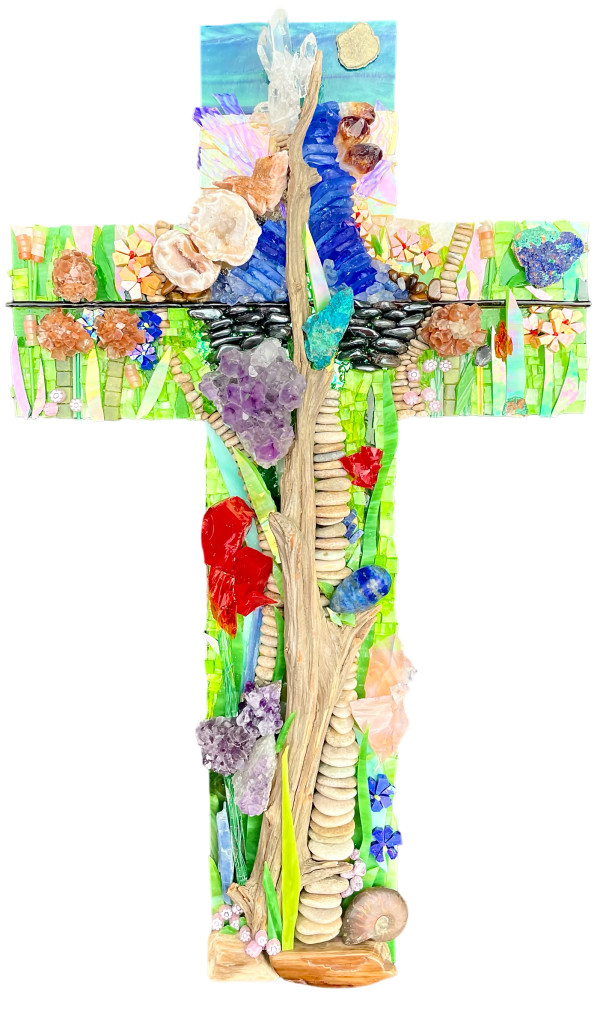 Flowering Cross by Donna Hoyack