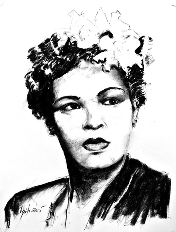 Billie Holiday by Frank Argento