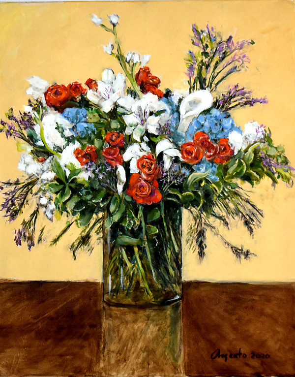 Bouquet in Vase by Frank Argento