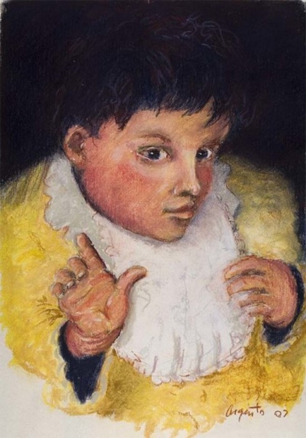 Child with Bib by Frank Argento