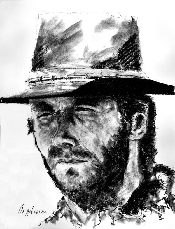 Clint Eastwood by Frank Argento