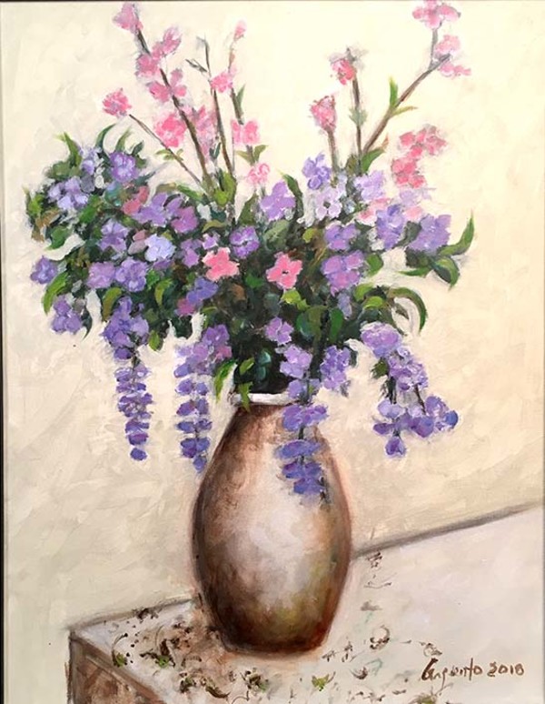 Corner Vase by Frank Argento