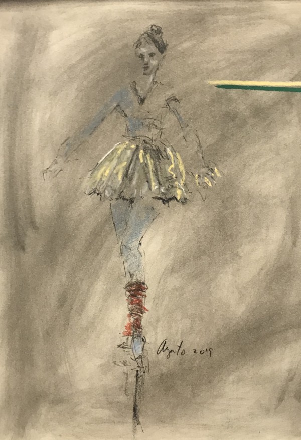 Twirling Dancer II by Frank Argento