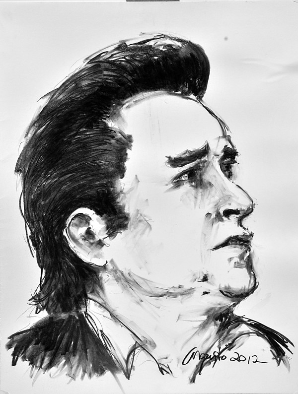 Johnny Cash by Frank Argento