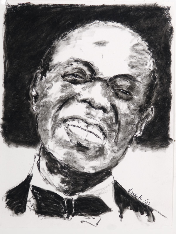Louis Armstrong by Frank Argento