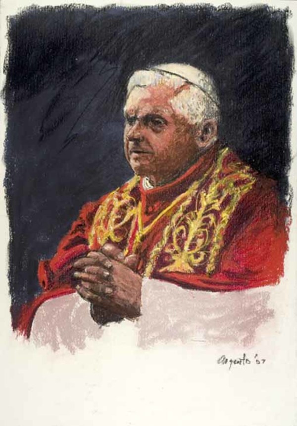 Pope Benedict XVI by Frank Argento