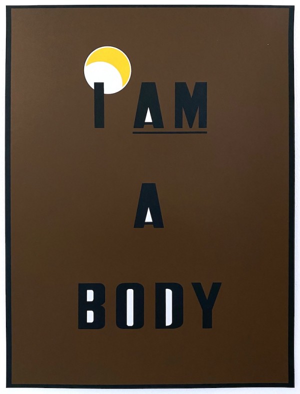 I AM A BODY (Dark Brown) by Baseera Khan