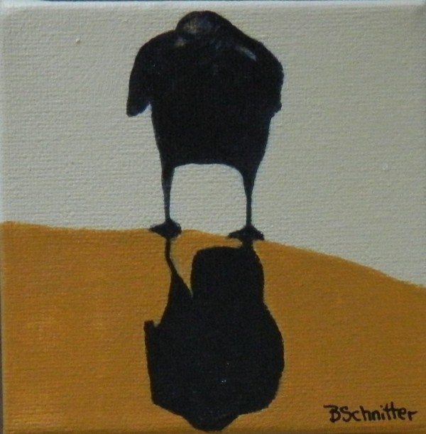 Single Crow by Bonnie Schnitter