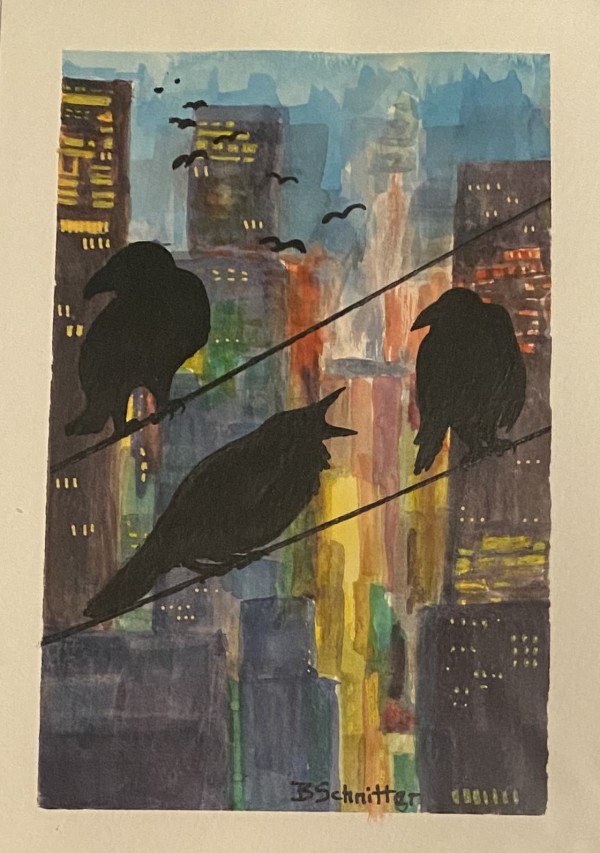 City Crows by Bonnie Schnitter
