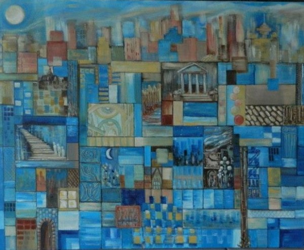 abstract city by Bonnie Schnitter