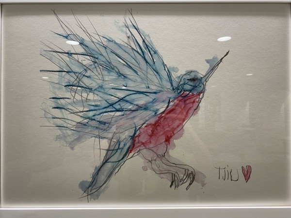 Bird. Humming. by Tijili Grant Wetherill