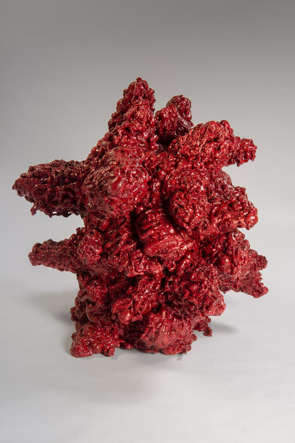 Sculpture #5 Lactate Red by Ginny Sykes