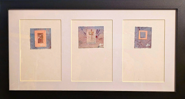 Small Triptych: Boundaries by Gwen Meharg