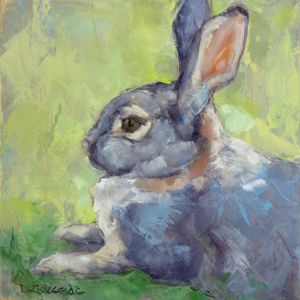 Blue Bunny by Deb Kirkeeide