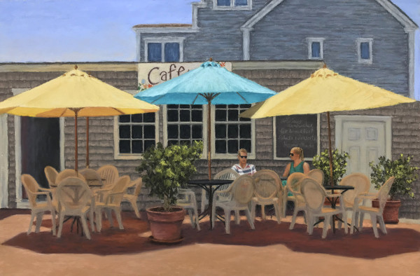 Lingering at the Cafe by Lisa Cunningham