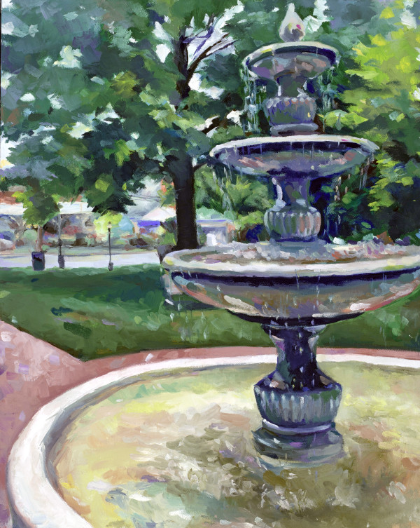 Fountain at Flinn Park by Jennifer Beaudet (Jennifer Lynn Beaudet)