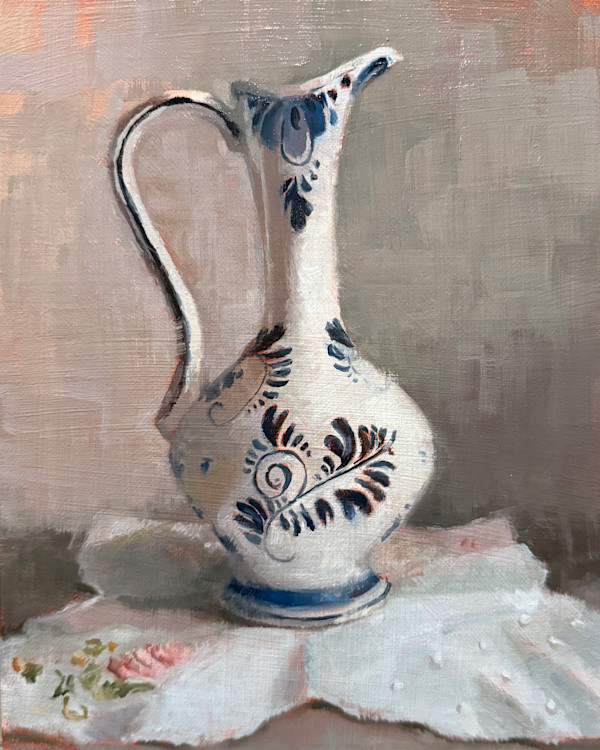Blue and White (Small) by Jennifer Lynn Beaudet, Image 1.