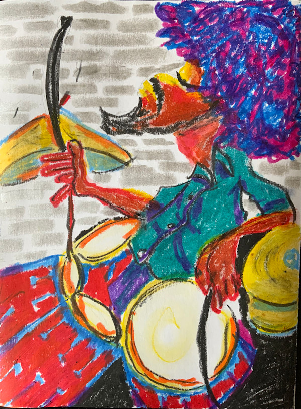 NOLA Drumming by Robin Moore, Image 1.