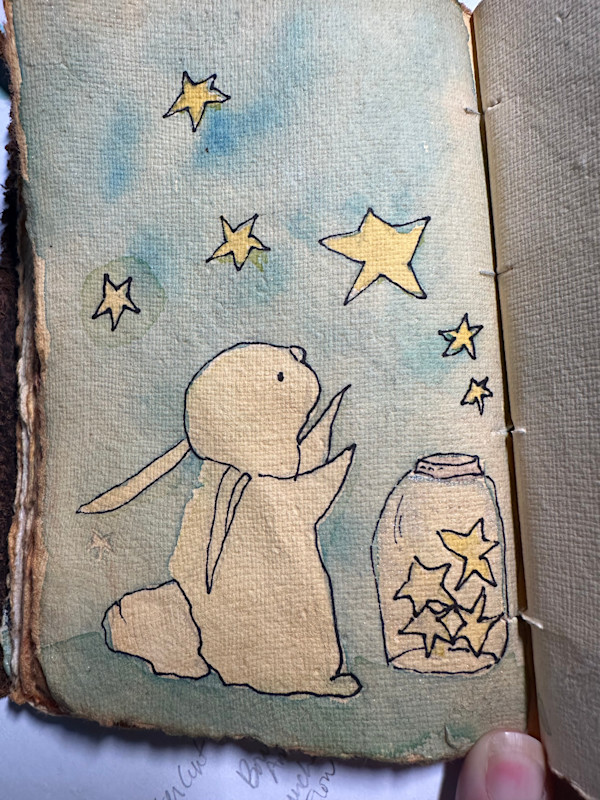 Stardust Bunny Sketch by Robin Moore