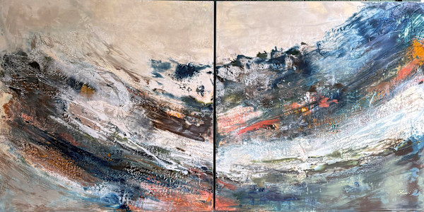 Becoming Otherwise-Where I Became diptych by Shima Shanti