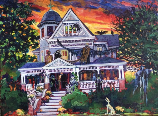 Halloween House by Brenda M. Sylvia