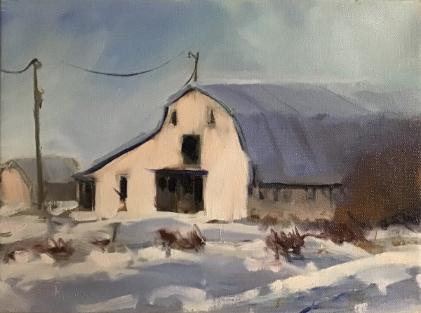 The White Barn by karen pedersen