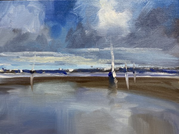 Low tide by karen pedersen