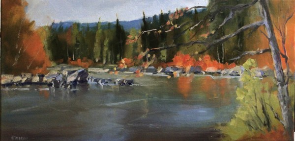 Along the River Bank by karen pedersen