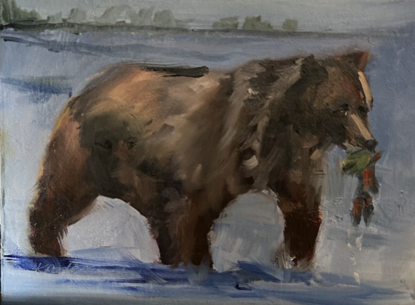 Black bear Cub by karen pedersen